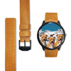 Laughing American Staffordshire Terrier Print Wrist Watch