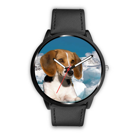 Cute American Foxhound Dog Print Wrist Watch