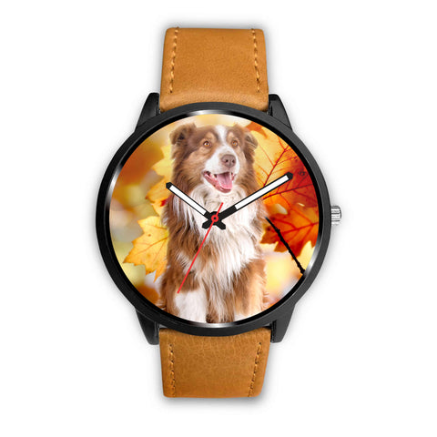 Cute Australian Shepherd Print Wrist Watch