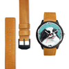 Cute Japanese Chin Dog Art Print Wrist watch