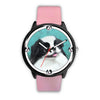 Cute Japanese Chin Dog Art Print Wrist watch