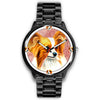 Lovely Papillon Dog Print Wrist watch