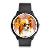 Lovely Papillon Dog Print Wrist watch