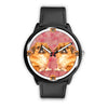 Pekingese Dog Art Print Wrist watch