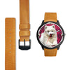 Cute Samoyed Dog Print Wrist watch