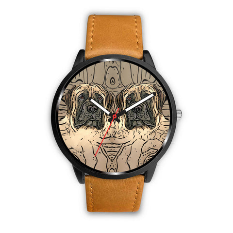 English Mastiff Dog Print Wrist Watch
