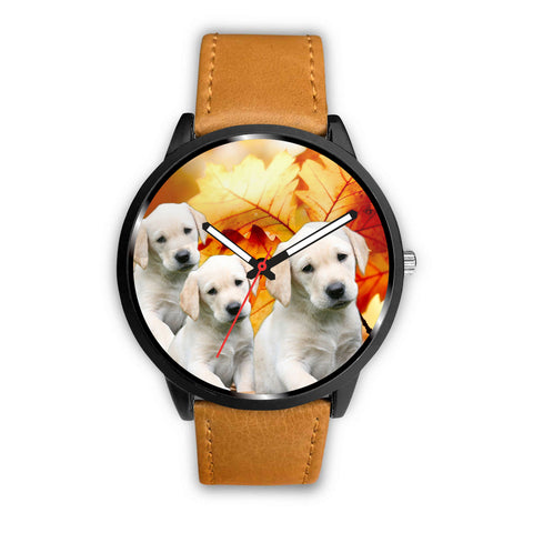 Labrador Retriever Puppies Print Wrist Watch