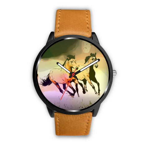 Mountain Pleasure Horse print Wrist Watch