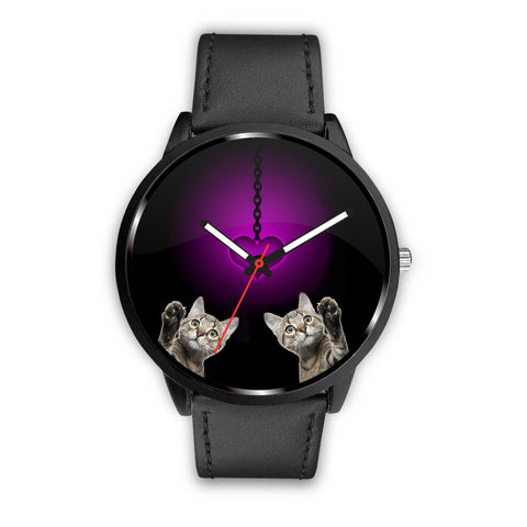 Dragon Li Cat Print Wrist Watch