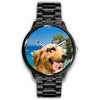 Cute Golden Retriever Print Wrist Watch