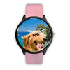 Cute Golden Retriever Print Wrist Watch