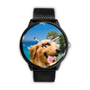 Cute Golden Retriever Print Wrist Watch