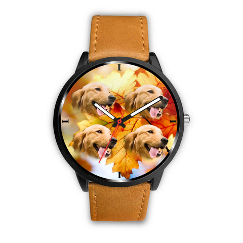 Lovely Golden Retriever Print Wrist Watch