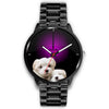 Cute Maltese Dog Print Wrist Watch