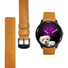 Cute Maltese Dog Print Wrist Watch