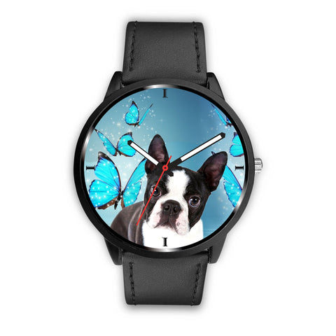 Boston Terrier Print Wrist Watch