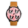 Cute Boston Terrier Dog Print Wrist Watch