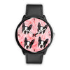 Cute Boston Terrier Dog Print Wrist Watch