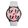 Cute Boston Terrier Dog Print Wrist Watch