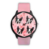 Cute Boston Terrier Dog Print Wrist Watch