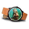 American Bobtail Cat Art Print Wrist watch