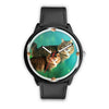 American Bobtail Cat Art Print Wrist watch