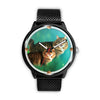 American Bobtail Cat Art Print Wrist watch