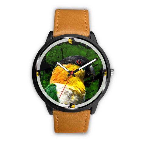 Caique Parrot Art Print Wrist watch