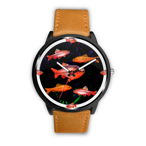 Cherry Barb Fish Print Wrist Watch