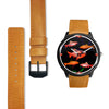 Cherry Barb Fish Print Wrist Watch