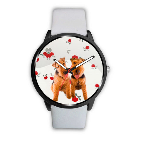 Cute Welsh Terrier Dog Print Wrist Watch