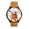 Cute Welsh Terrier Dog Print Wrist Watch