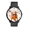 Cute Welsh Terrier Dog Print Wrist Watch