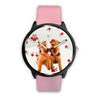 Cute Welsh Terrier Dog Print Wrist Watch