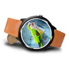 Monk Parakeet Parrot (Quaker Parrot) Print Wrist watch