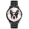 Lovely Boston Terrier Dog Print Wrist Watch