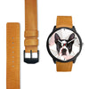 Lovely Boston Terrier Dog Print Wrist Watch