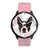 Lovely Boston Terrier Dog Print Wrist Watch