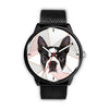 Lovely Boston Terrier Dog Print Wrist Watch