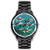 Neon Tetra Fish Art Print Wrist Watch