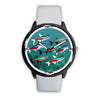 Neon Tetra Fish Art Print Wrist Watch