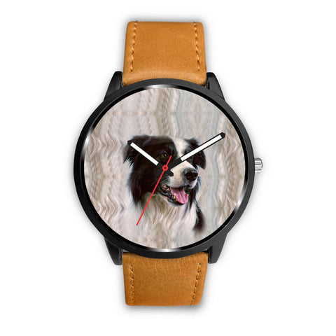 Border Collie Dog Print Wrist Watch