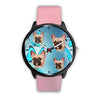 Lovely French Bulldog Print Wrist Watch