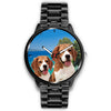 Cute Beagle Dog Print Wrist Watch