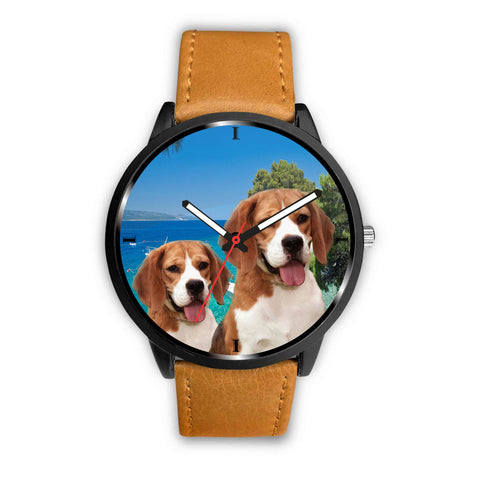 Cute Beagle Dog Print Wrist Watch