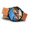 Cute Beagle Dog Print Wrist Watch