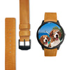 Cute Beagle Dog Print Wrist Watch