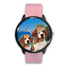 Cute Beagle Dog Print Wrist Watch