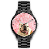 Bulldog Dog Print Wrist Watch