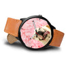 Bulldog Dog Print Wrist Watch